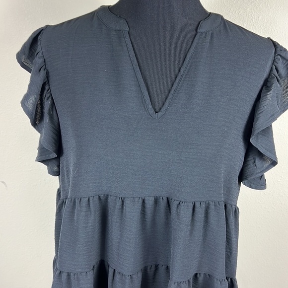 Zenana Ruffle Tunic/Dress - Picture 2 of 5